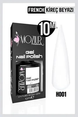 Moziur Kalıcı Oje Uv Led H001 KİREÇ BEYAZI (ANA RENKLER) 10ml