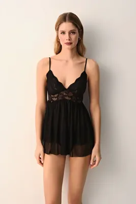 SUWEN Vivienne Dantelli Babydoll
