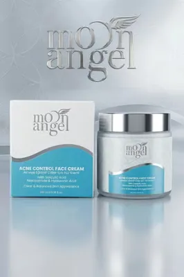 Moon Angel Acne Control Krem Akneye Eğilimli Ciltler İçin Nemlendirici Yüz Kremi (Niacinamide & Hyaluronic Acid) 100 ml