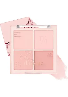 Str Store Karıştırılabilir Renk Tonlarına Sahip 4lü Allık Blending Mood Cheek (#15 Rose Milk Tea)
