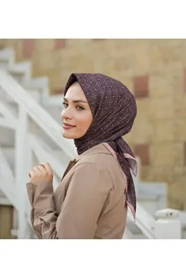 MONOOR Pamuklu Soft Eşarp Cardin Desen