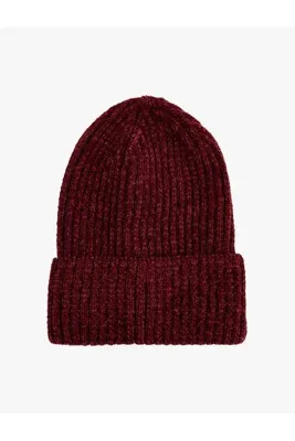Koton Basic Katlı Kırçıllı Örgü Bere