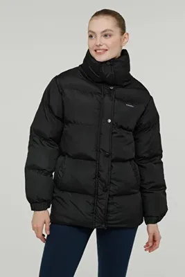 Kinetix W-sn2060 Serena Coat 2pr Siyah Kadın Uzun Kaban