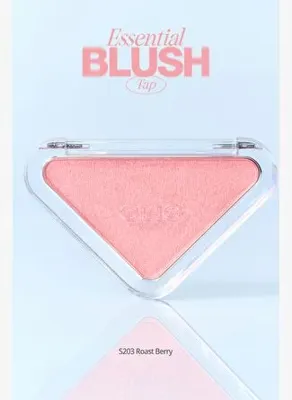 CLIO Katmanlanabilir Yumuşak Dokulu Işıltılı Bitiş Sunan Allık CLIO Essential Blush Tap (S203 Roast Berry) 