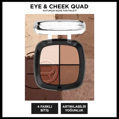 L'Oréal Paris Eye & Cheek Quad - 03 Autumn Nude Dörtlü Far ve Yanak Paleti