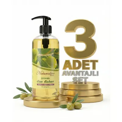naturalive Zeytinyağlı Sıvı Sabun 3x500 Ml