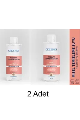 Celenes YOĞUN NEMLENDİCİ VE YATIŞTIRICI CLOUDBERRY MİSEL TEMİZLEME SUYU KURU VE HASSAS 2 Adet
