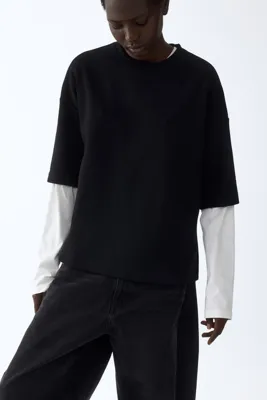 H&M İnterlok Tişört