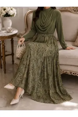 MODAYAĞMUR Etnik DeseN Şifon Etek