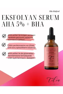 Tilia Skinfood Eksfolyan Serum Aha 5% + Bha