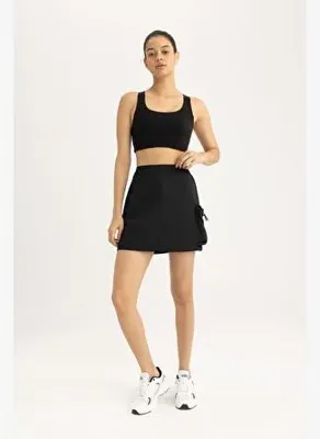 Defacto Standart Fit Sporcu Mini Etek