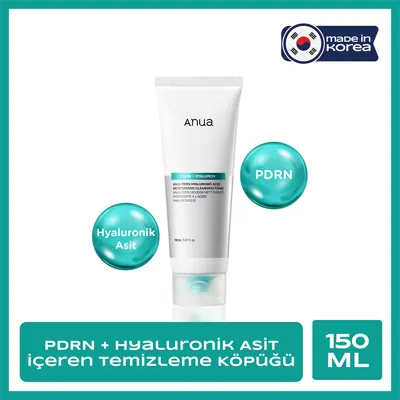 ANUA PDRN - Somon DNA Hyaluronik Asit Temizleme Köpüğü 150 ml