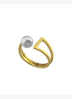 Linya Jewellery Tek İnci Yüzük