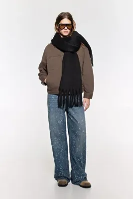 Pull & Bear Moher efektli atkı