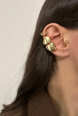 Okko Store Çift Sıralı Kıkırdak Küpesi