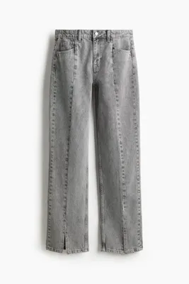 H&M Paça Ağızları Yırtmaçlı Kot Pantolon