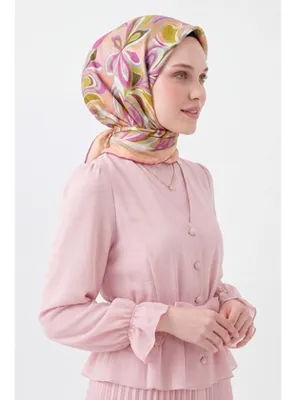 Silk Home Velora Eşarp Aura Floral Pembe