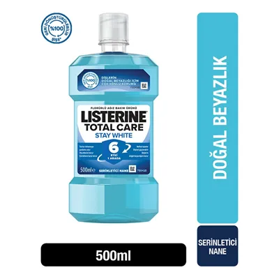 Listerine Ağız Gargarası Stay White 500 ml