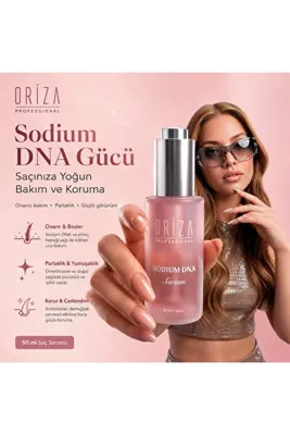 oriza Sodium DNA Serisi Saç Serumu | Onarıcı ve Güçlendirici Bakım / Kaş Wax Hediyeli /