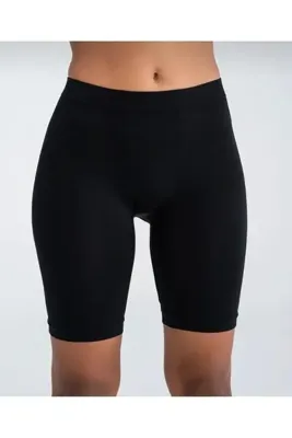 Meralles Dikişsiz Iz Yapmayan Ince Şort Etek Ve Elbise Altı Toparlayıcı Yüksek Bel Esnek Kumaş Boxer