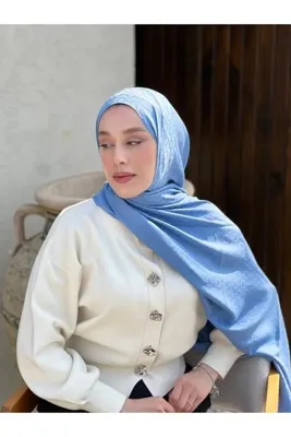Modakaşmir İpeksi Jakar Serisi Hale Desen Şal