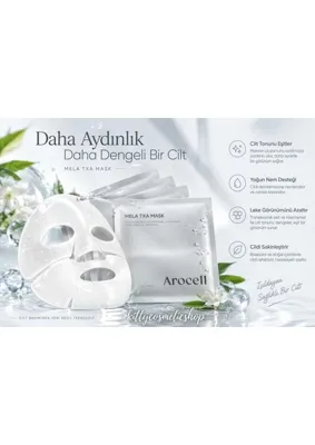 AROCELL Mela Txa Mask (Leke Karşıtı Aydınlatıcı Hidrojel Maske)