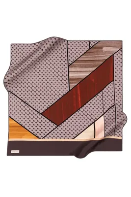 Pierre Cardin 90X90 Crepe Saten Eşarp