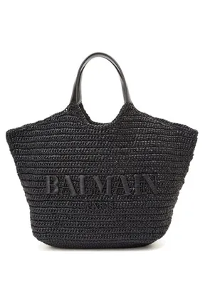 Balmain Cabas Large Siyah Kadın Plaj Çantası