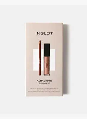 Inglot Lip Makeup Set Plump & Define – Dolgun ve Belirgin Dudaklar İçin 2’li Dudak Makyaj Seti