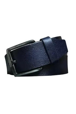 GoDeri %100 Hakiki Kaliteli Deri 4.5 Cm Lacivert Kot, Spor Kemer=dk-3333