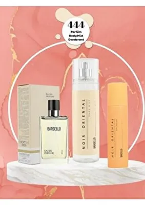 Bargello 444 Kadın Oryantal EDP Parfüm Seti 50 ml Aromatik Koku ile Zarif Hediye Seçeneği