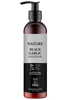 Huncalife Nature Siyah Sarımsaklı Saç Maskesi 250 ml - 8690973721204