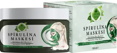 Gökçek Şifa Spirulina Kil Maskesi (SPİRULİNA CLAY MASK) 150 ml .