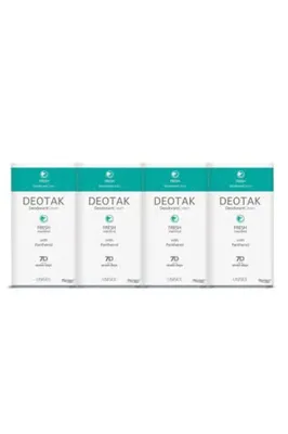DEOTAK Krem Deodorant Fresh Mentol 35 ml x 4 adet