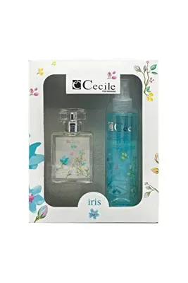 Cecile Kadın Edt Iris 55 ml Body Mist 150 Ml(ÇOK ÇARPICI EFSANE KALICI YAZ PARFÜMÜ)