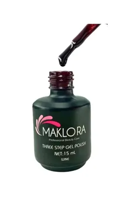 Maklora Kalıcı Oje Three Step Gel 32 Wine 15ml