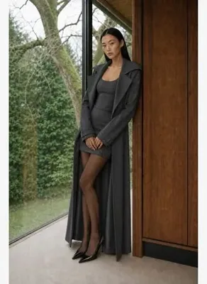 Nazlı Ceren Cecile Trenchcoat Charcoal