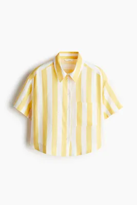 H&M Keten Karışımlı Gömlek