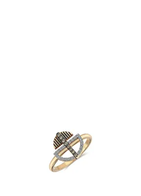 Reis Kuyumculuk Arrow Hoop 14 Ayar Rose Gold Kadın Yüzük