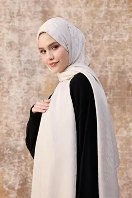 İpekhan Fall Winter İpeksi Jakar Şal Ekru 9020-27