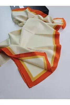 tomrisboutique Lüks Vual İpek Şal Hijab Fular Scarf Shawl Düz Desen 70 x 180 CM