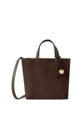 Furla Açık Kahverengi Small Kadın Süet Omuz Çantası