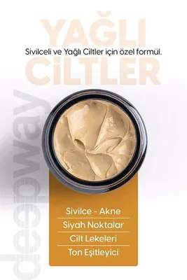 deepway Yüz Maskesi – Yağlı Ve Akneli Ciltler