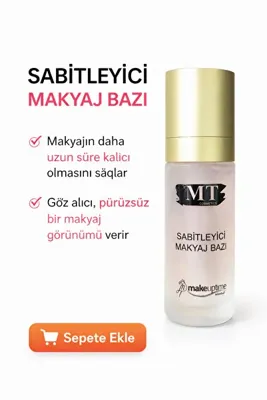 MT Cosmetics Sabitleyici Makyaj Bazı - Uzun Süre Kalıcı ve Pürüzsüzleştirici Primer