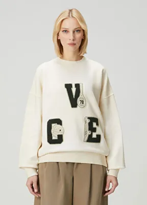 Golden Goose Krem Sweatshirt