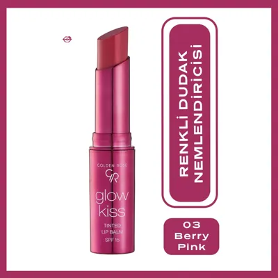 Golden Rose Glow Kiss Tinted Lip Balm Ruj 03 Berry Pink