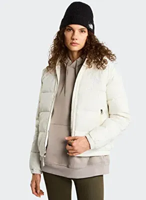 The North Face W HYDRENALITE DOWN HOODIE Beyaz Kadın Spor Mont