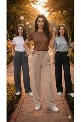 LY LEYO TEKSTİL 3 LÜ PANTOLON SET 3 ADET