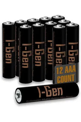 HANEL Ultra Alkalin AAA İnce Kalem Pil LR03 1.5V (12 Adet AAA İnce Kalem Pil)