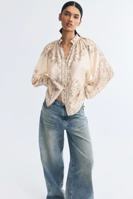 H&M Önü Düğmeli Bluz
